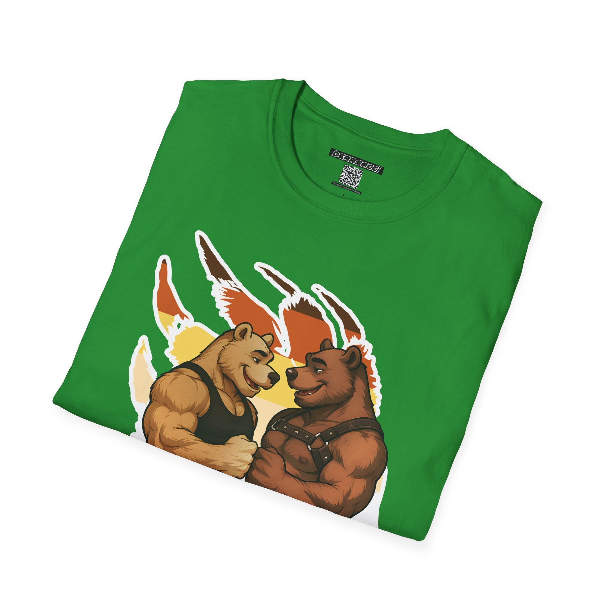 Bearsacci™: Fist Bumping Bears │ Softsyle T-shirt