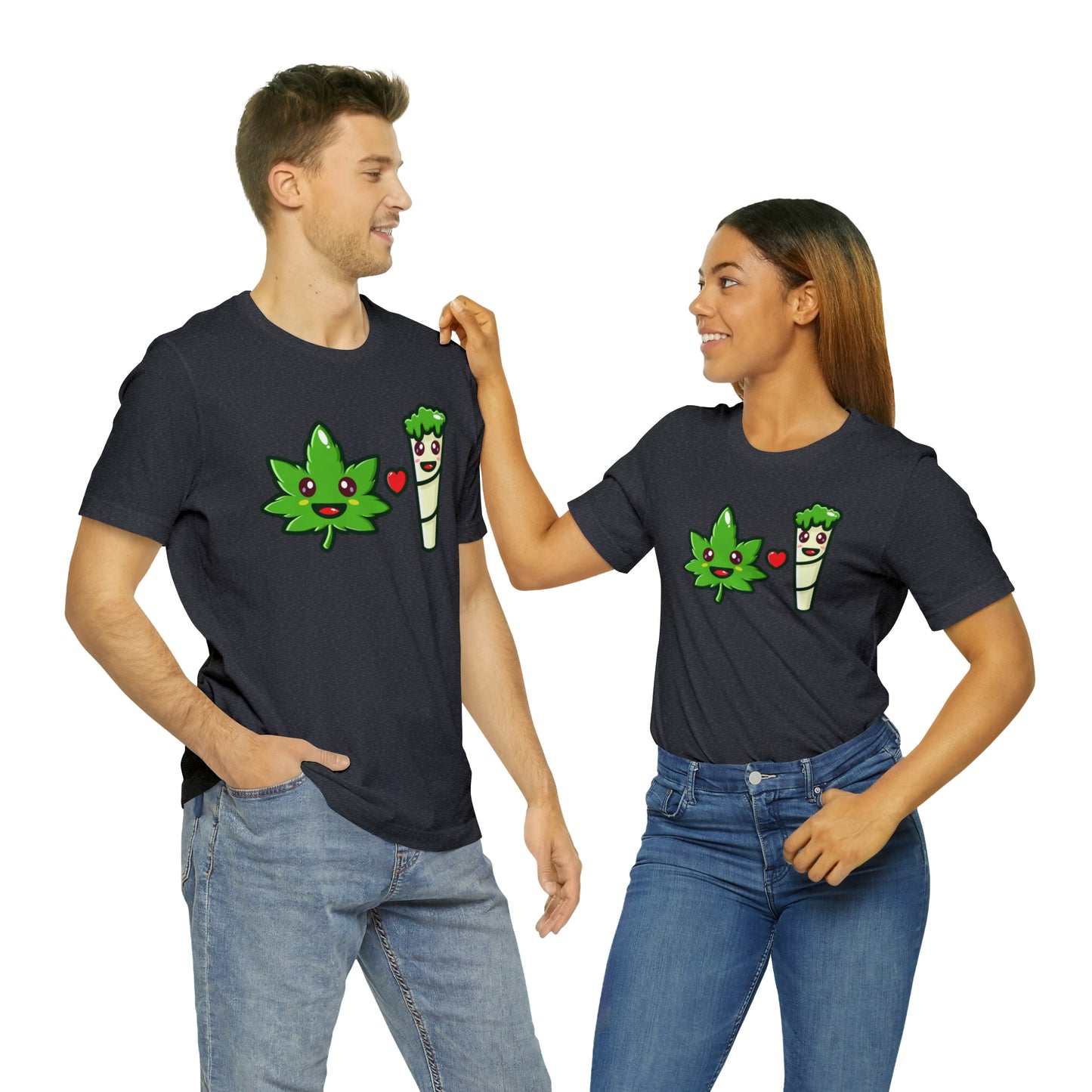 Stoney: Leafy Loves Blunty  │Premium Jersey T-shirt