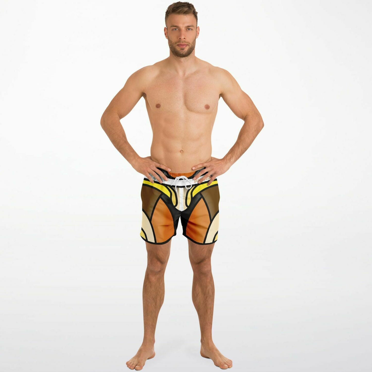 Zeus Riptide (Bear Pride Edition) │ Trompe L'Oeil Swim Trunks