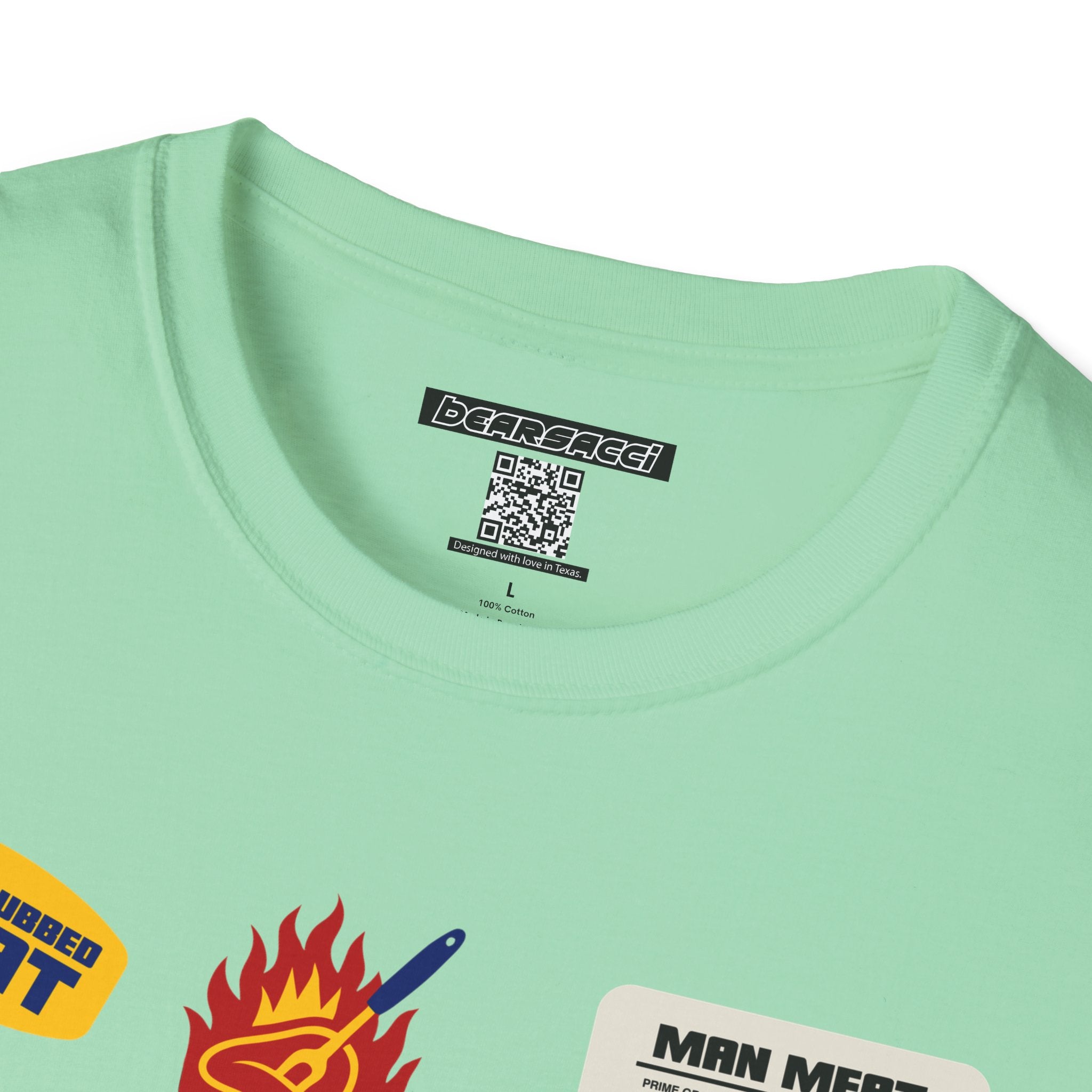Bearmart®: Butcher Isle Meat Stickers (1950s Colorway) │Softsyle T-shirt