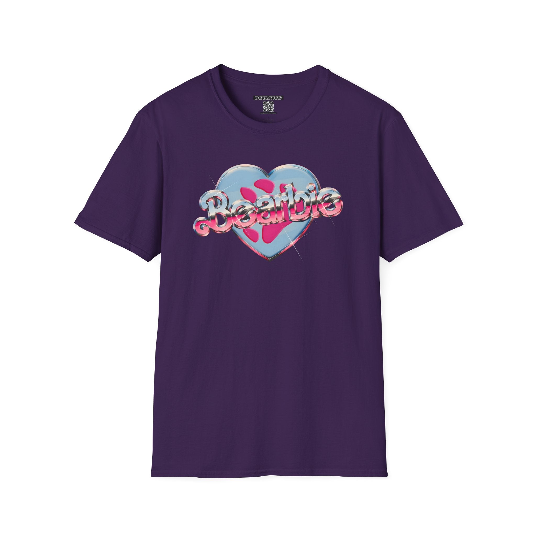 Bearbie®: Heart Bear Claw Logo │Softsyle T-shirt