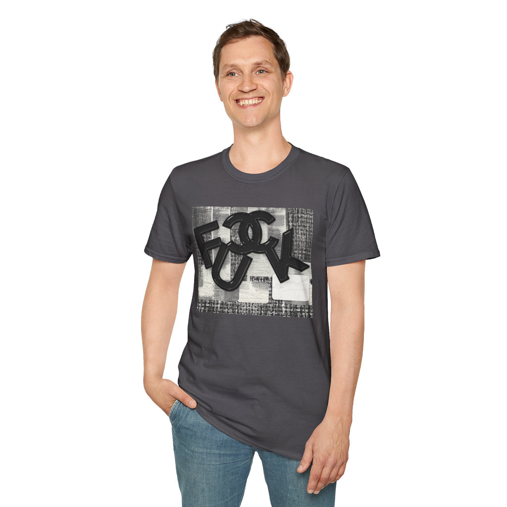 Fake Designer™: Tweed Patchwork Fuck│ Softsyle T-shirt