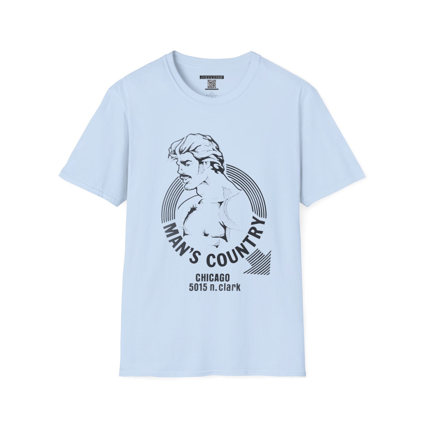 SlutPride™: Man's Country (Chicago Bathhouse 1973-2017) │ Softsyle T-shirt