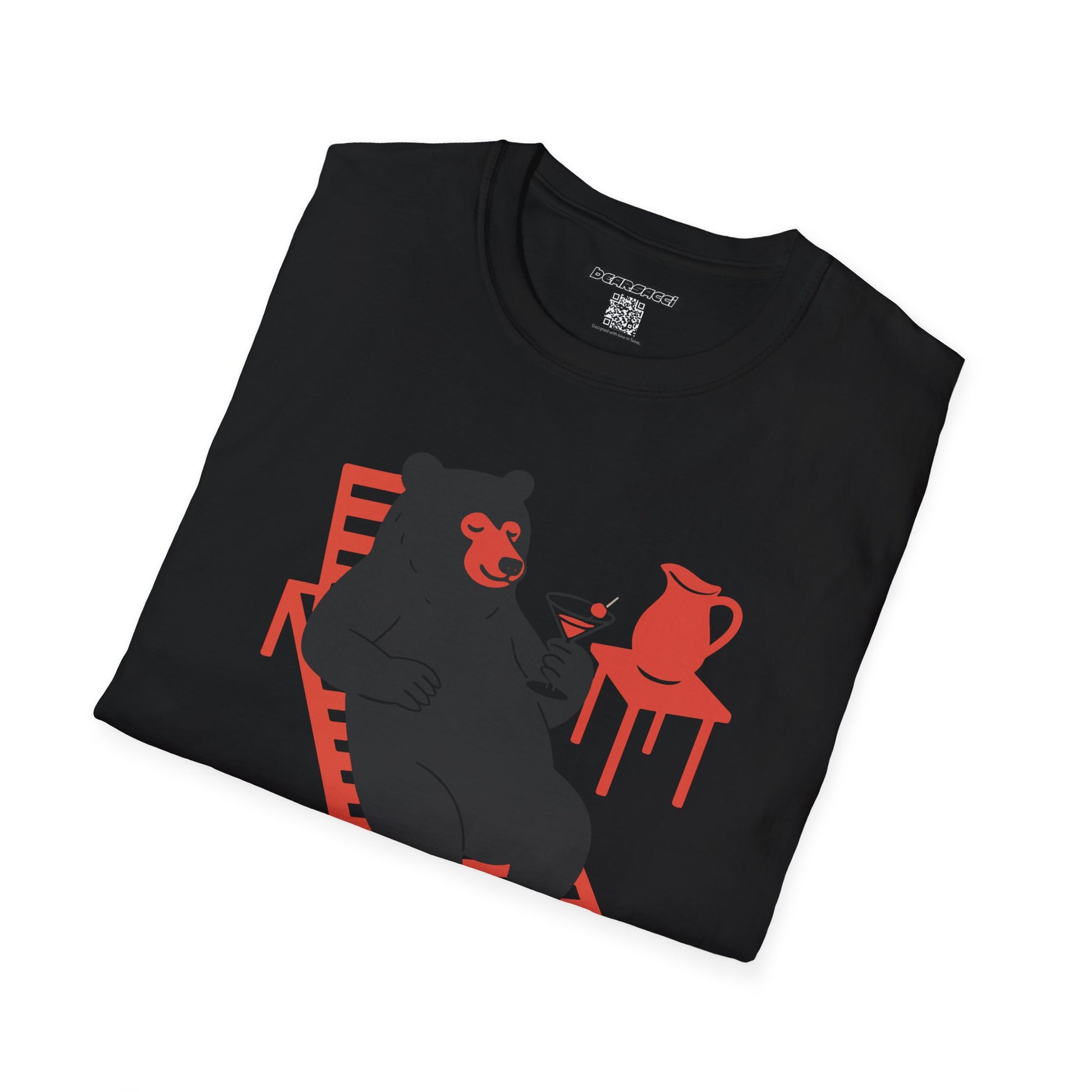 Bearsacci® X Wanderlust®: Sunday Funday Lazy Bear│ Softsyle T-shirt