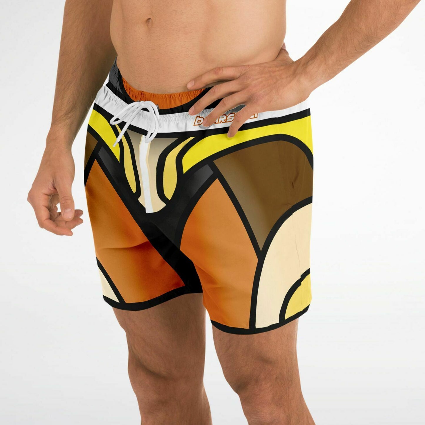 Zeus Riptide (Bear Pride Edition) │ Trompe L'Oeil Swim Trunks