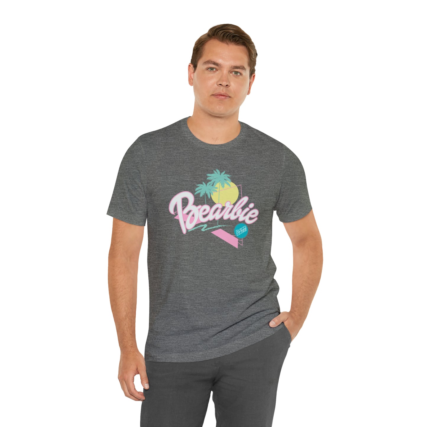 Bearbie: Pastel Malibu-Style Logo │Premium Jersey T-shirt