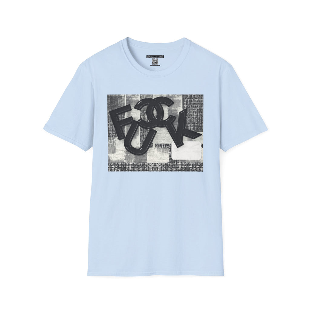 Fake Designer™: Tweed Patchwork Fuck│ Softsyle T-shirt