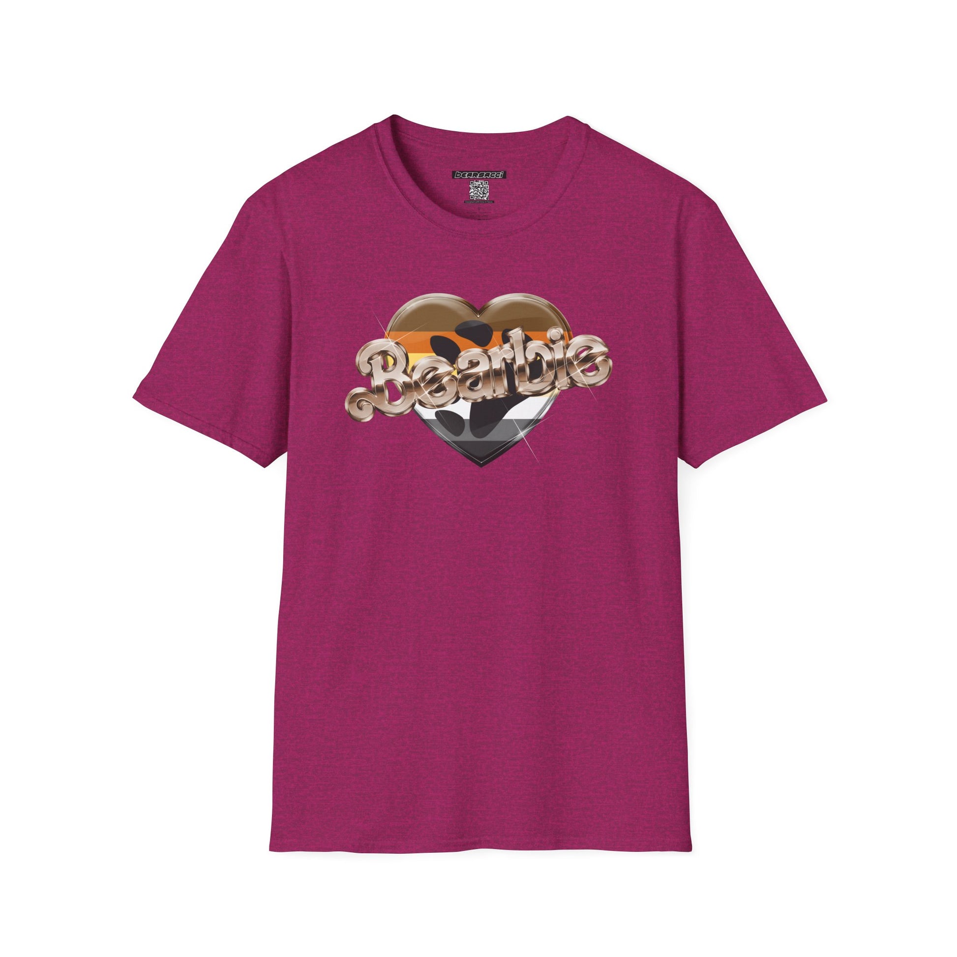 Bearbie®: Heart Claw Logo (Bear Flag Version)│ Softsyle T-shirt