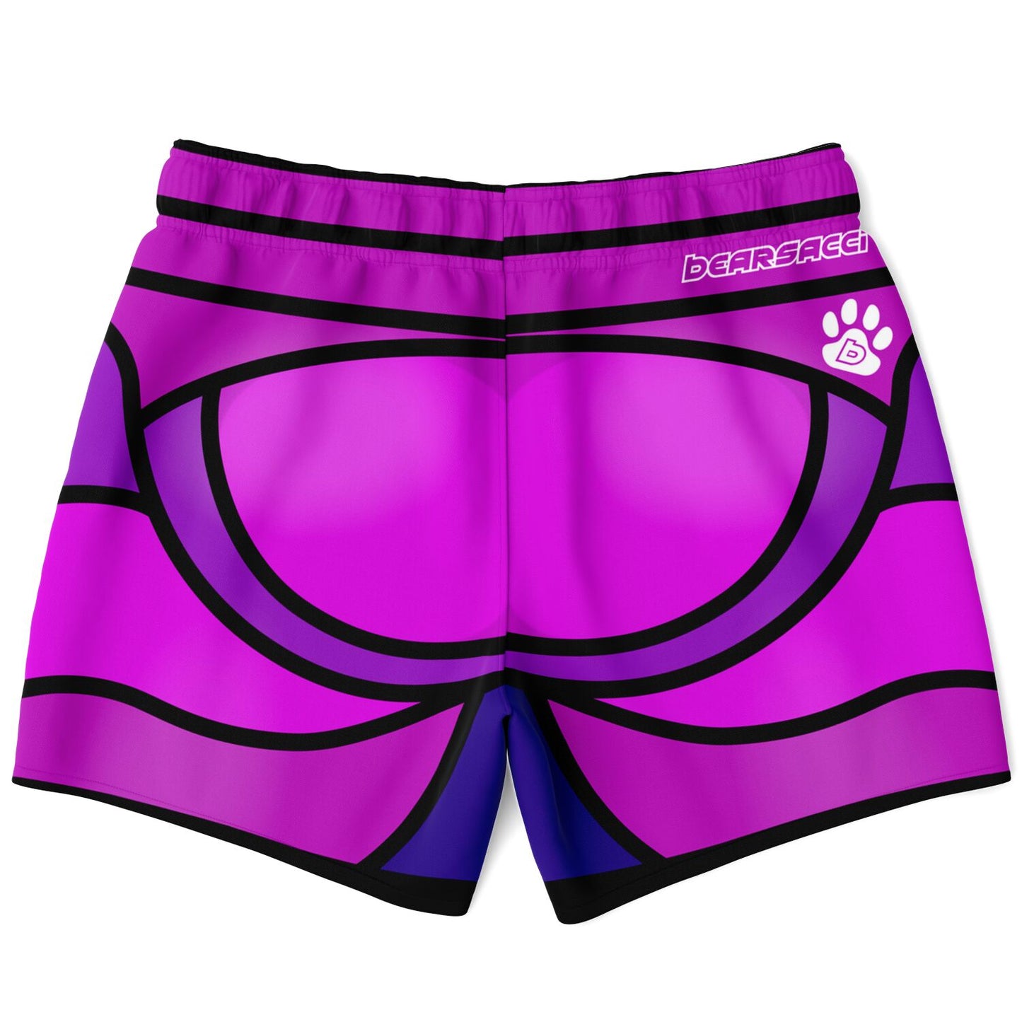 Zeus Riptide (Purple) │ Trompe L'Oeil Swim Trunks