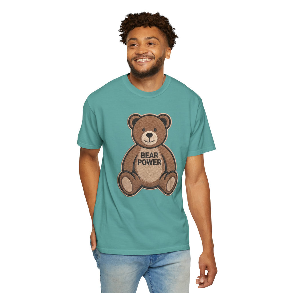 Bearmart®: Bear Power Teddybear │Comfort Colors® T-shirt