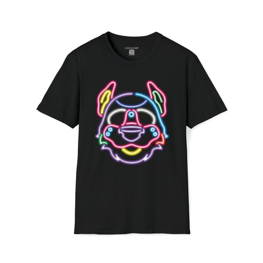 HyperPop™ X SlutPride™: Neon Pup Mask │ Softsyle T-shirt