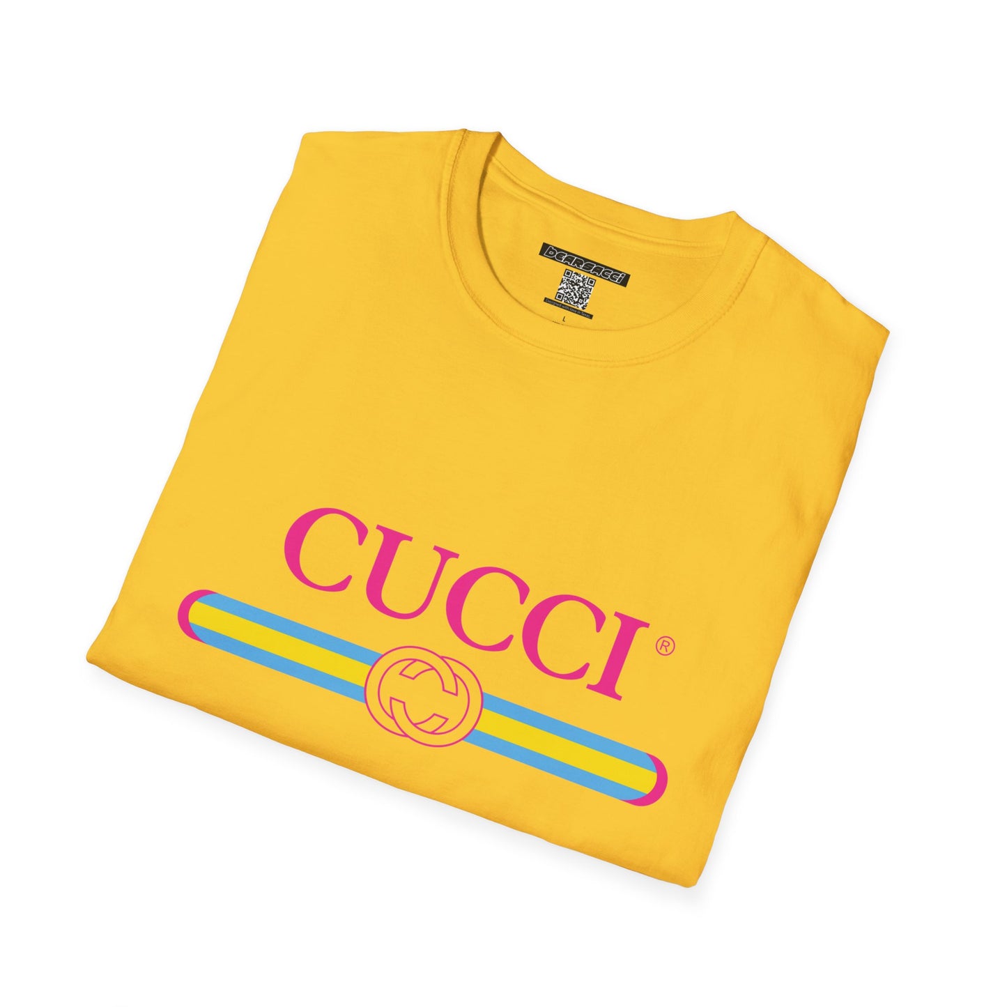 Fake Designer™ X SlutPride™: Cucci Bi Pride Colors│ Softsyle T-shirt