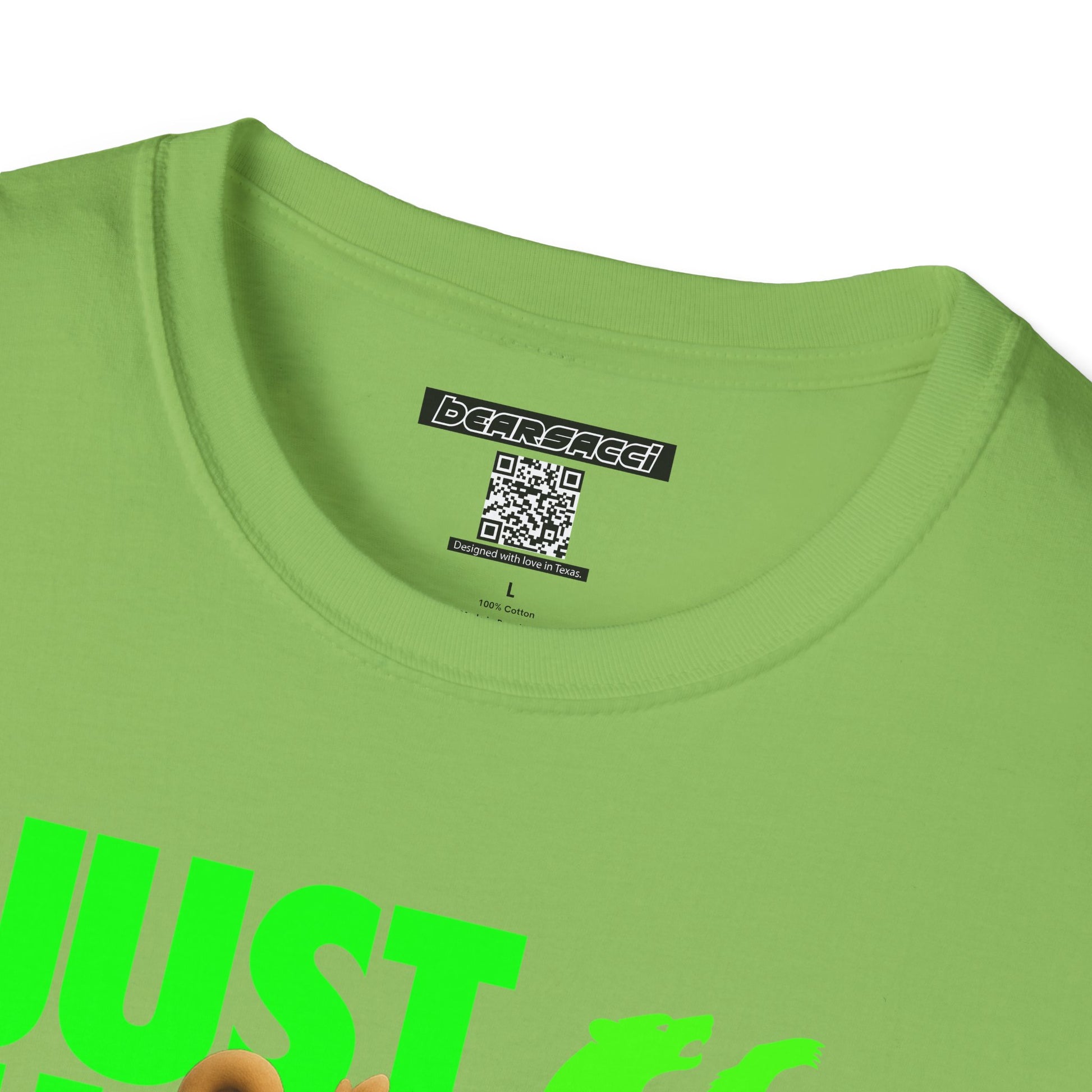 Bearsacci™ X Dominion: Just Fucking Do It Brat Teddy Bear│ Softsyle T-shirt
