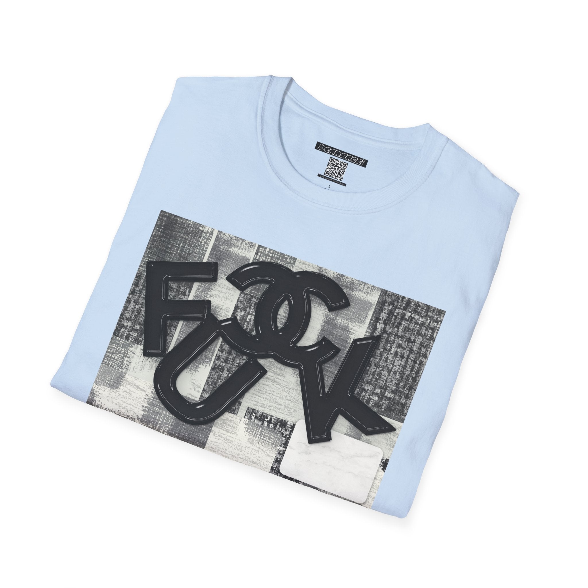 Fake Designer™: Tweed Patchwork Fuck│ Softsyle T-shirt