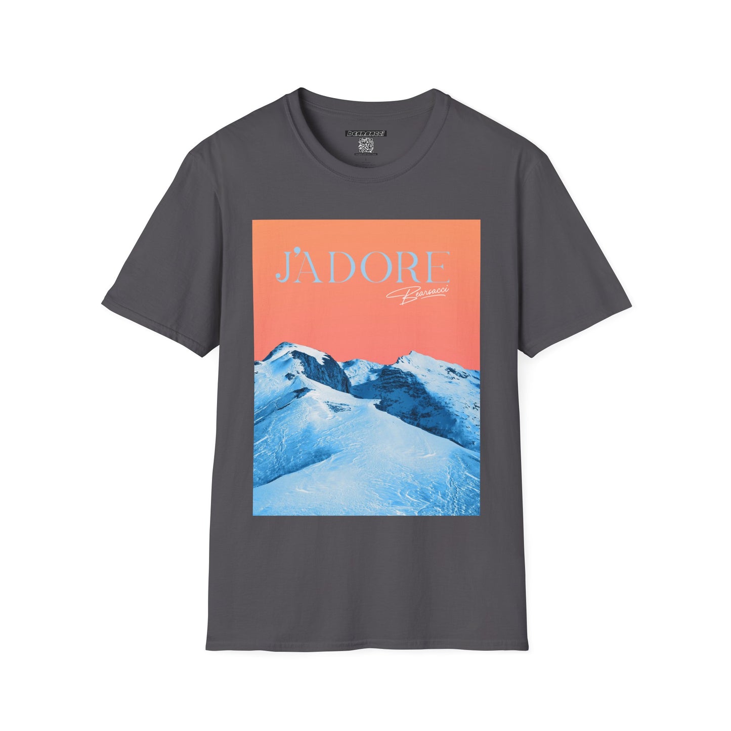 Fake Designer™: J'adore Bearsacci Solitude Is Dangerously Addictive (Vibrant Snowy Mountains At Sunset)│ Softsyle T-shirt