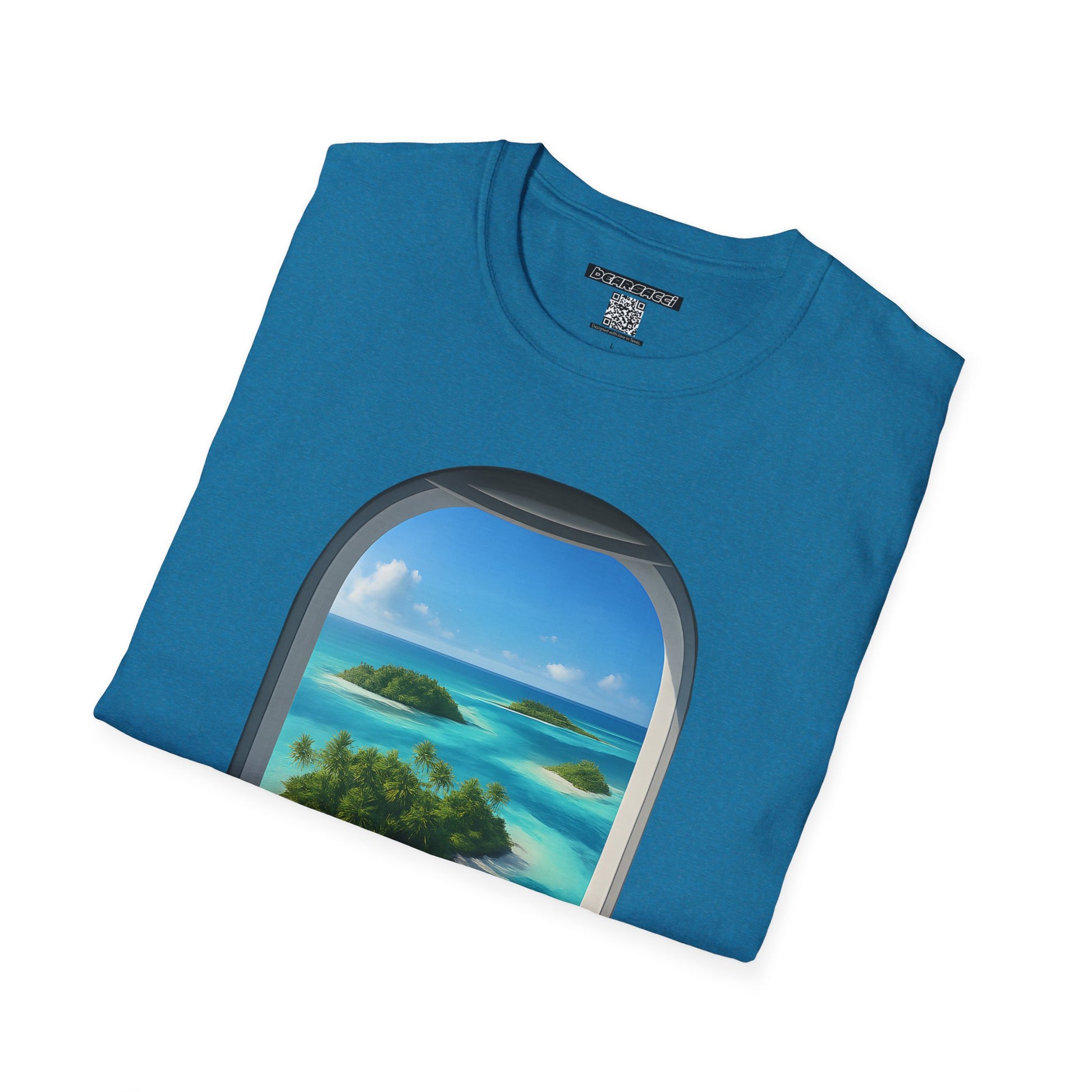 HyperPop™ X Wanderlust™ X FakeDesigner™: Window Seat Porthole Fantasy │ Softsyle T-shirt