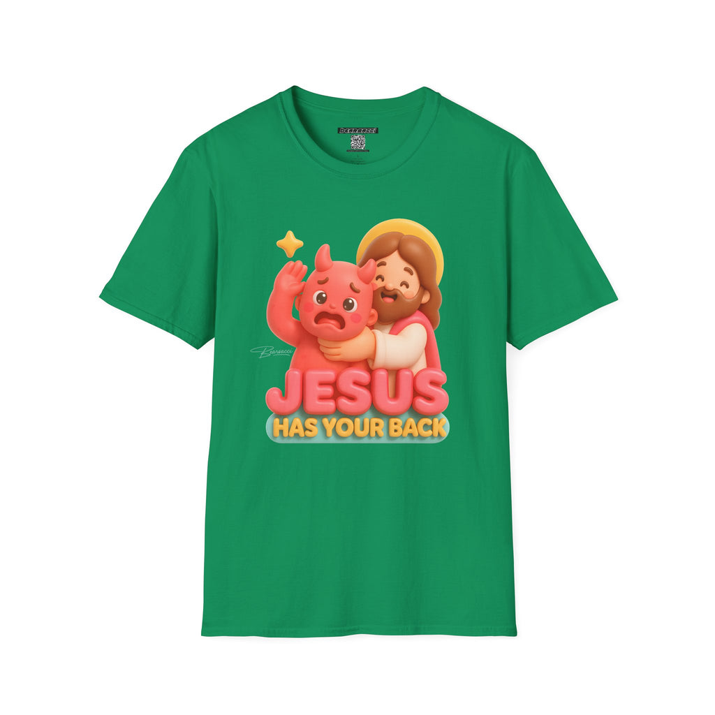 HyperPop®: Jesus Has Your Back │ Softsyle T-shirt