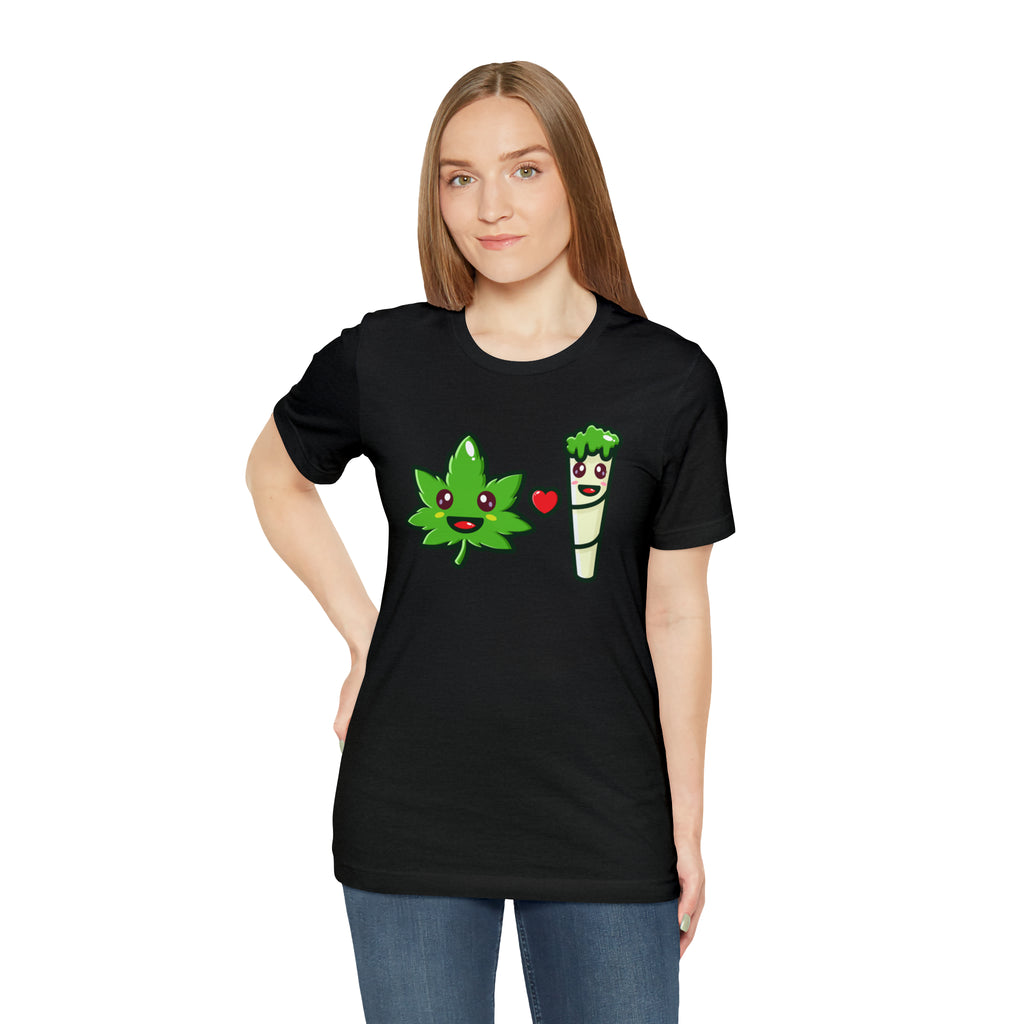 Stoney: Leafy Loves Blunty  │Premium Jersey T-shirt