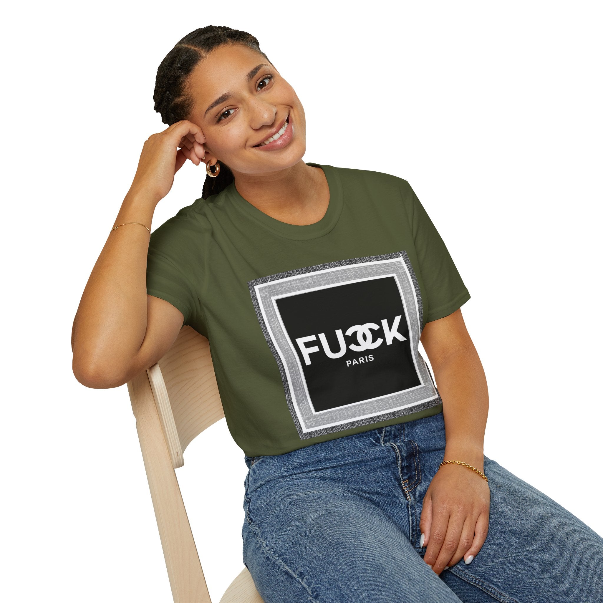 Fake Designer™: Fuck Paris│ Softsyle T-shirt