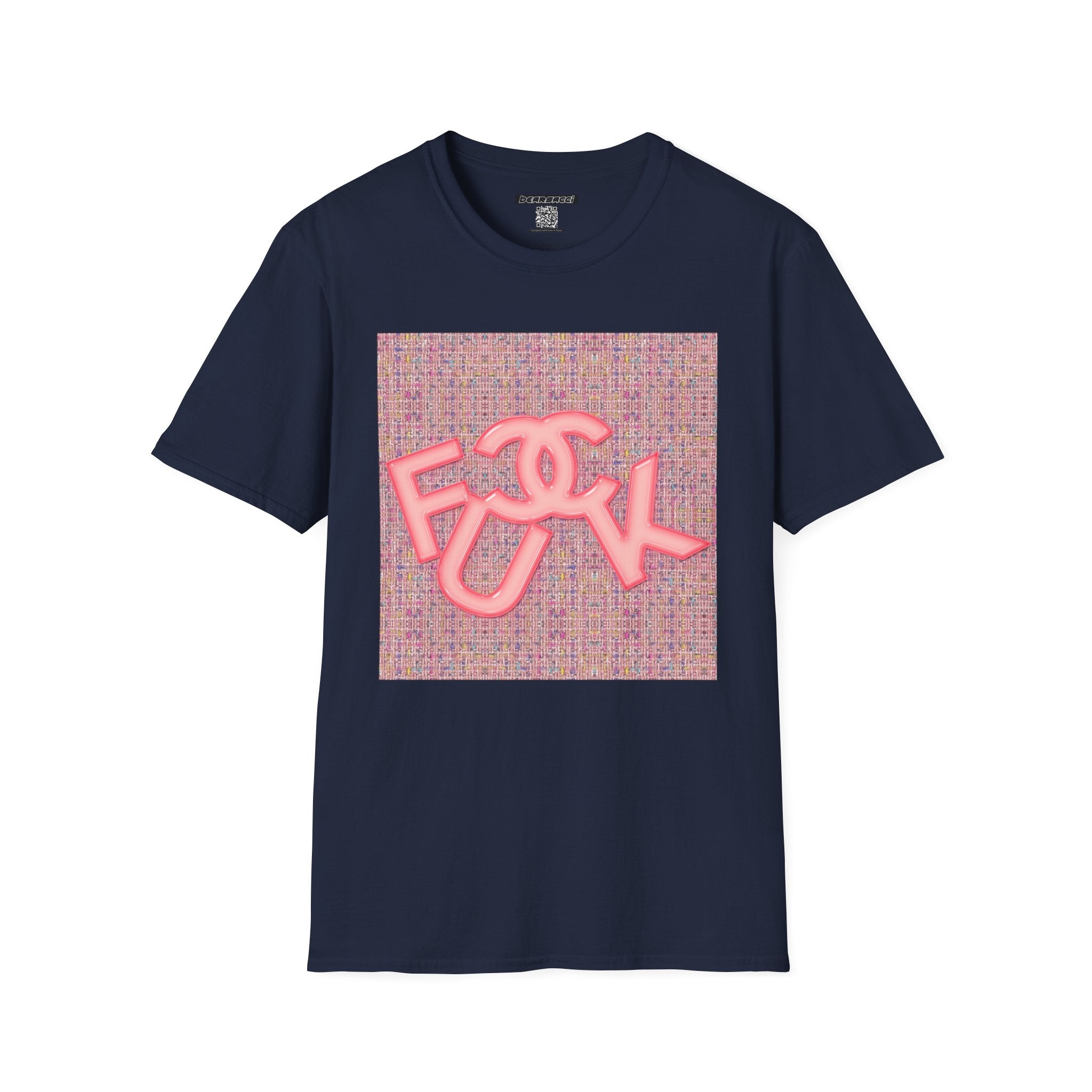 Fake Designer™: Pink Tweed Fuck│ Softsyle T-shirt