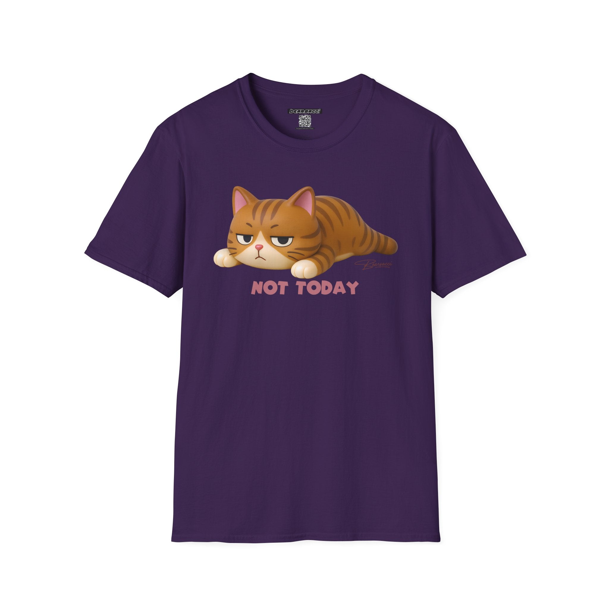 HyperPop®: Not Today Cat │ Softsyle T-shirt