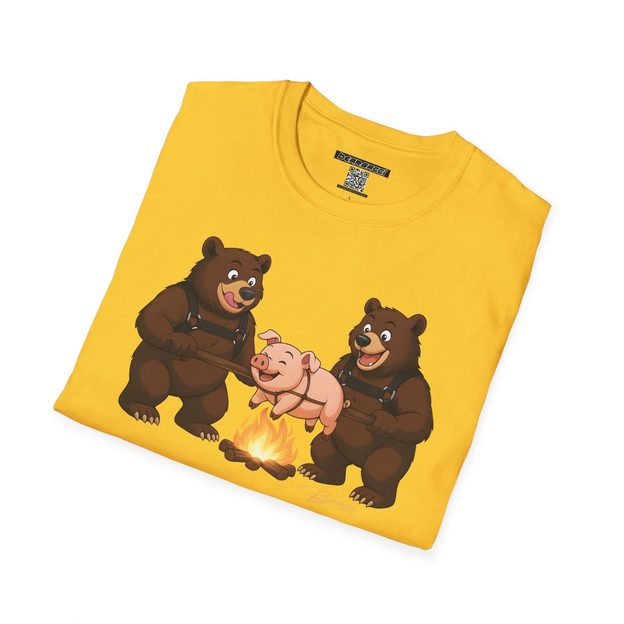 Bearmart®: Spit Roast Pig │Softsyle T-shirt