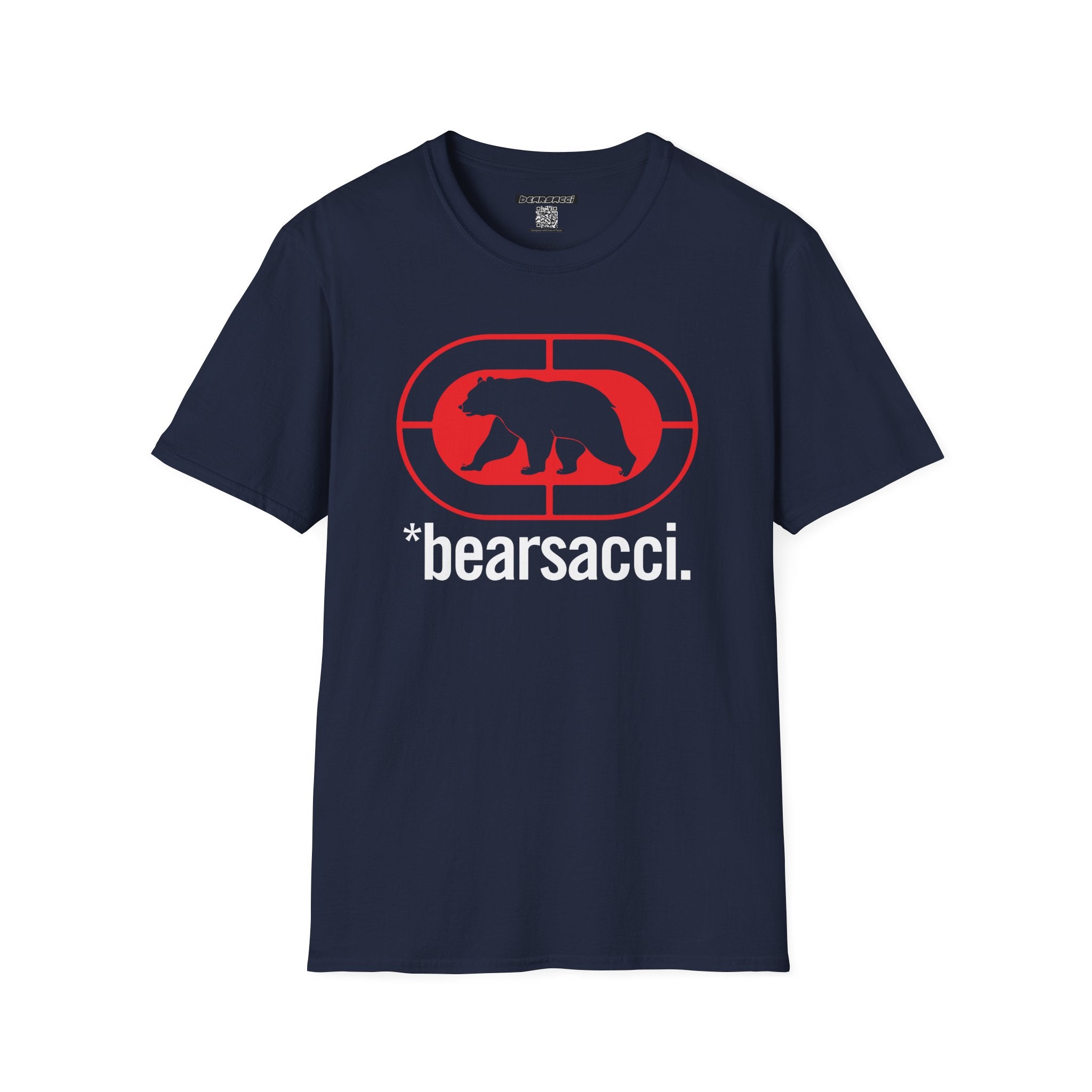 Bearmart® X FakeDesigner®: Bearsacci® Street Logo Tee │Softsyle T-shirt