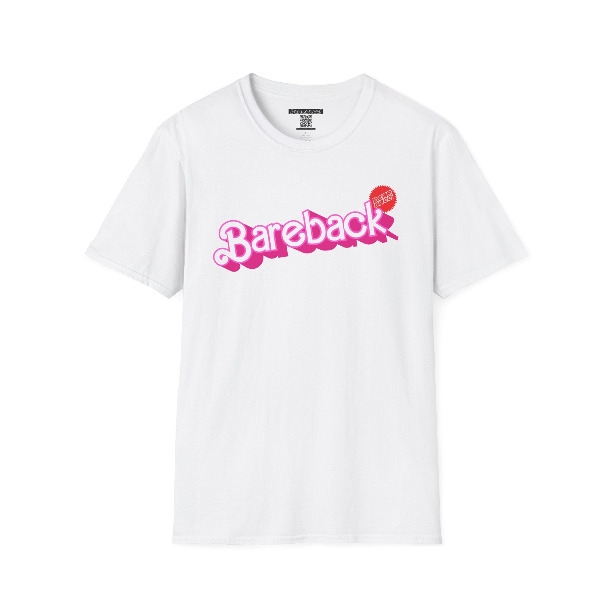 Bearbie® X Slutpride®: Bareback Logo │Softsyle T-shirt
