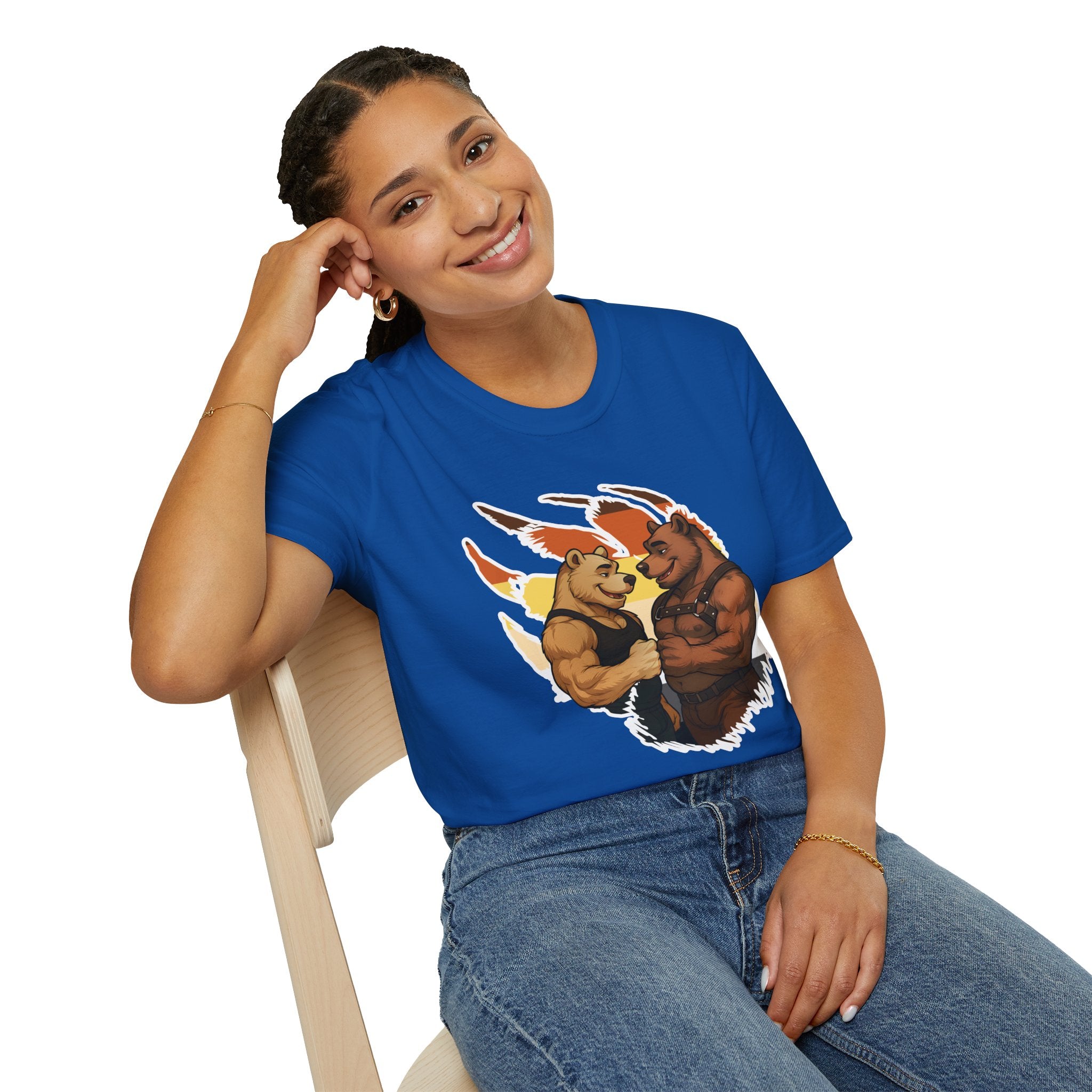 Bearsacci™: Fist Bumping Bears │ Softsyle T-shirt