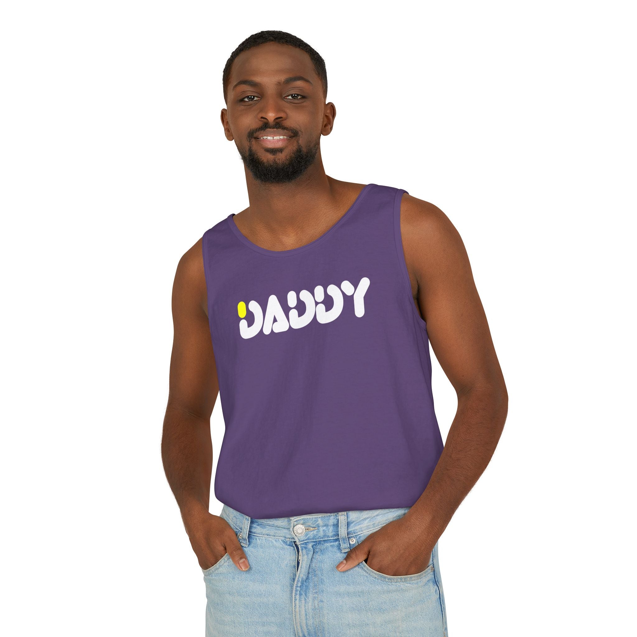 Fake Designer™ x GymBros™: Daddy │ Garment-Dyed Tank Top