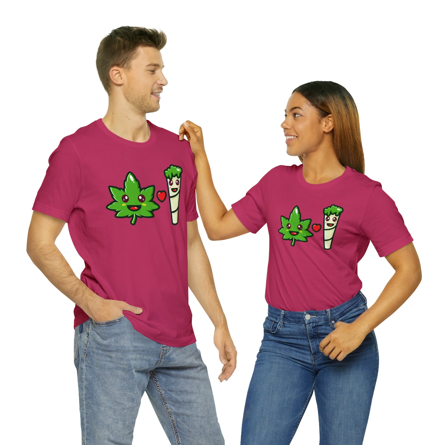 Stoney: Leafy Loves Blunty  │Premium Jersey T-shirt