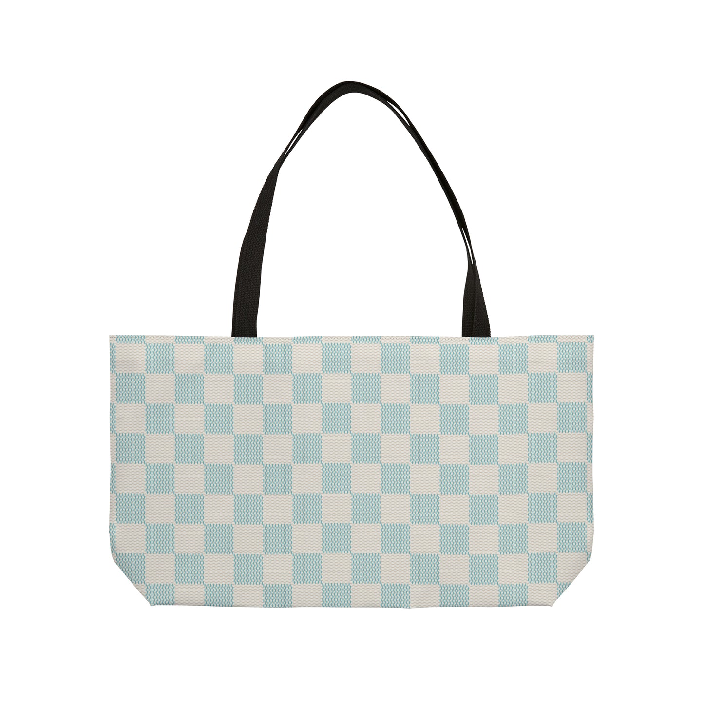 Blue Marsh Checkerboard │ Weekender Tote Bag