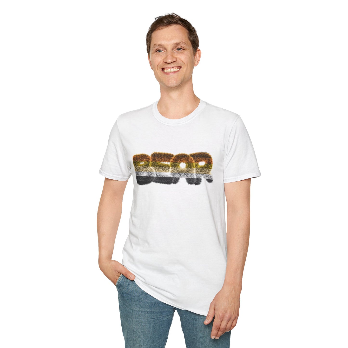 SlutPride™: Fuzzy Bear Flag│ Softsyle T-shirt