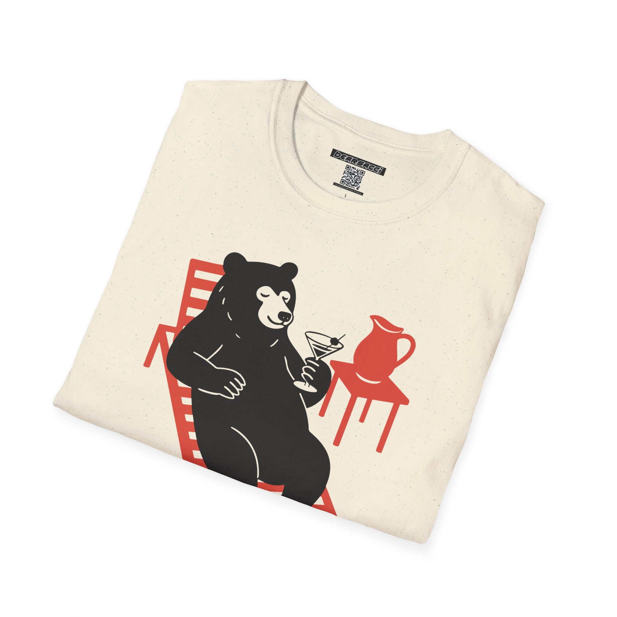 Bearsacci® X Wanderlust®: Sunday Funday Lazy Bear│ Softsyle T-shirt