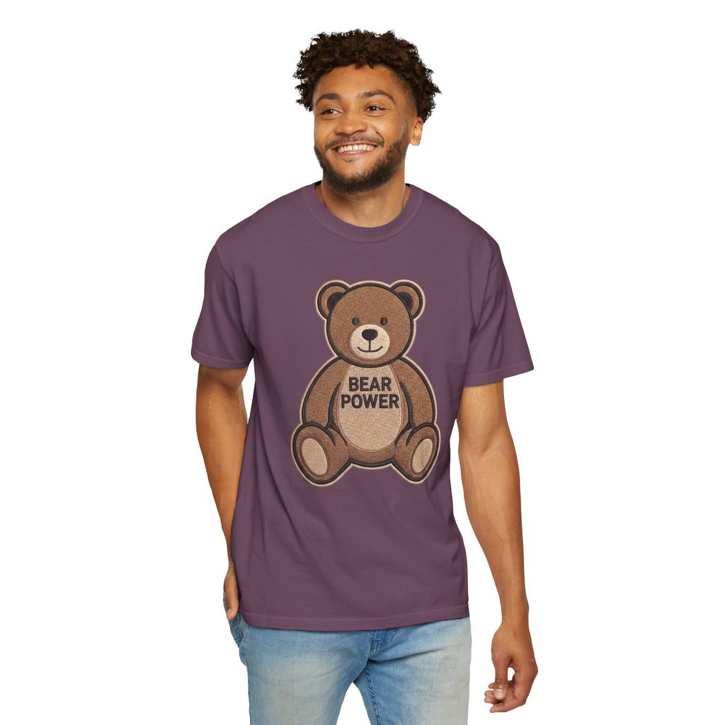 Bearmart®: Bear Power Teddybear │Comfort Colors® T-shirt