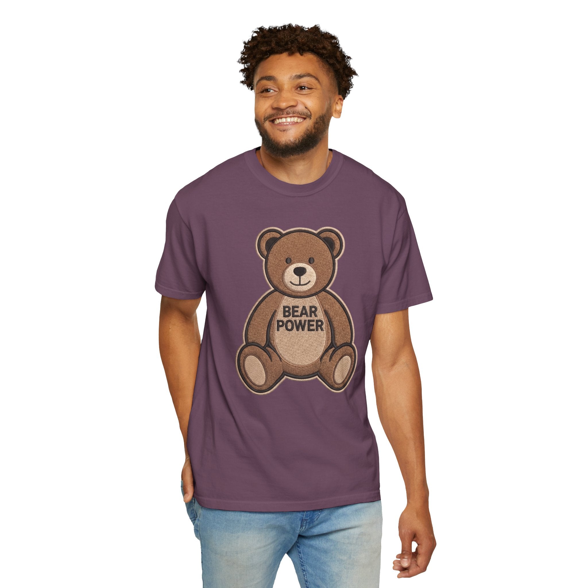 Bearmart®: Bear Power Teddybear │Comfort Colors® T-shirt