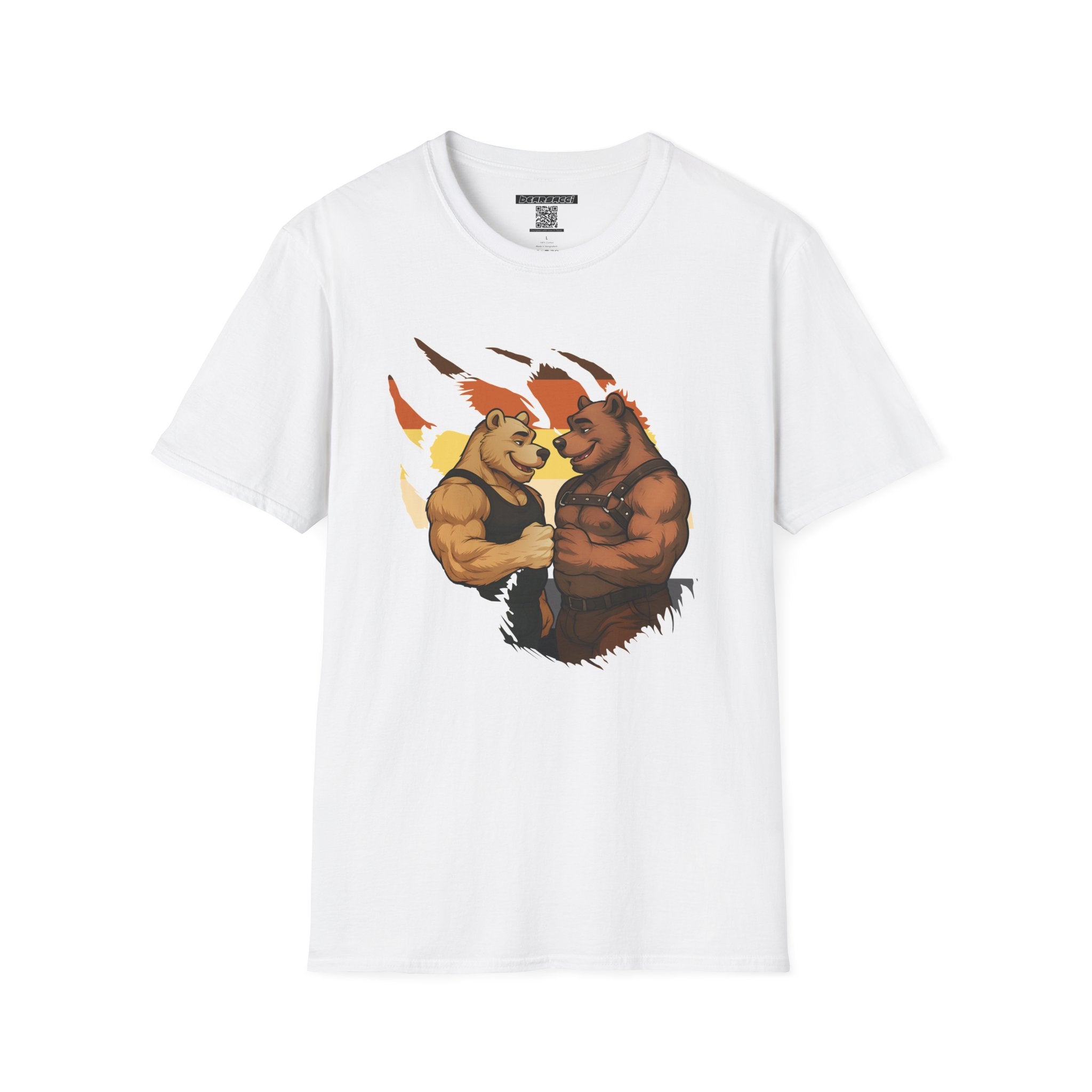 Bearsacci™: Fist Bumping Bears │ Softsyle T-shirt