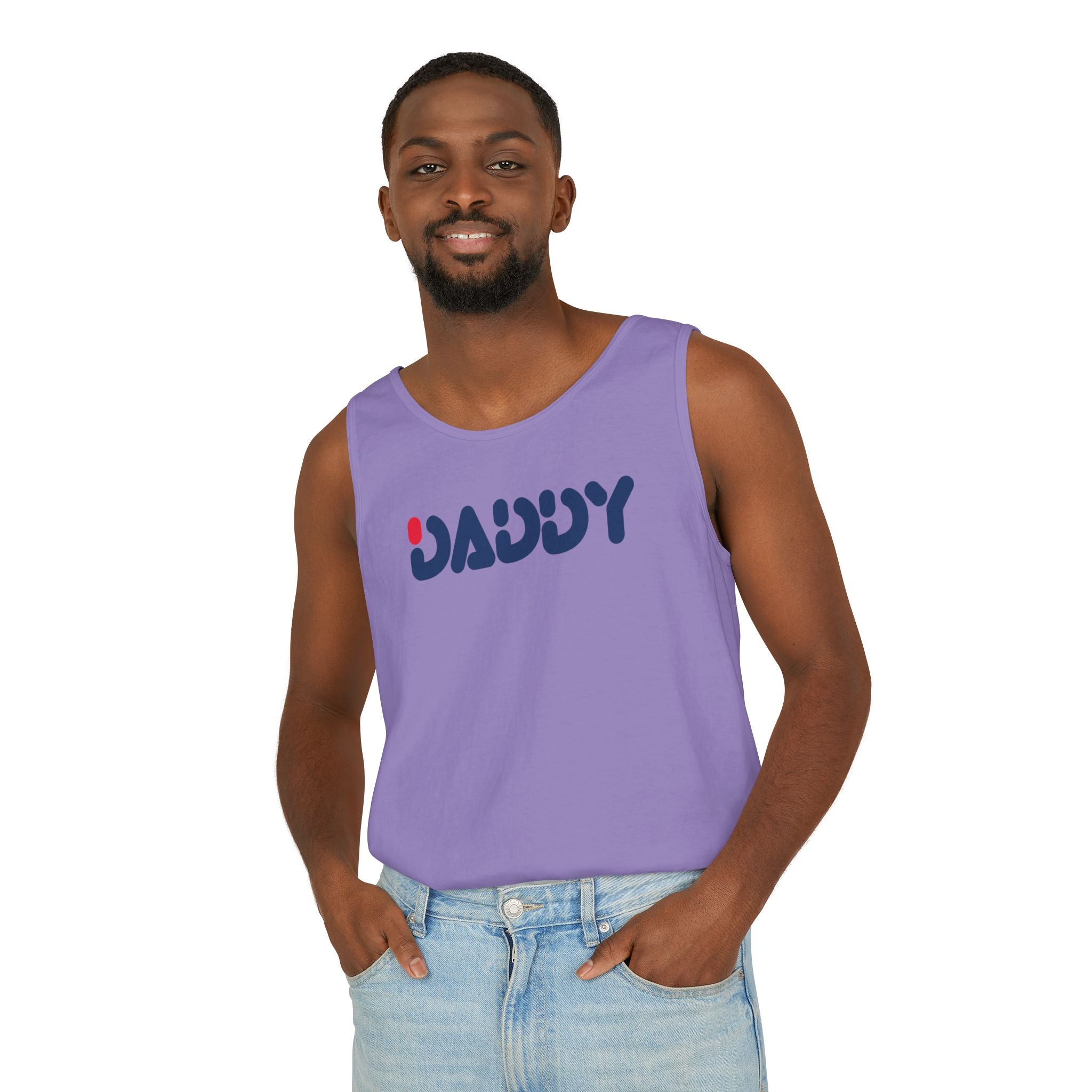 Fake Designer™ x GymBros™: Daddy │ Garment-Dyed Tank Top