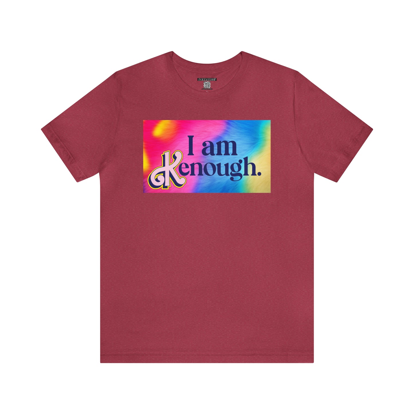 Bearbie: "I am Kenough" With Rainbow Background │ Premium Jersey T-shirt