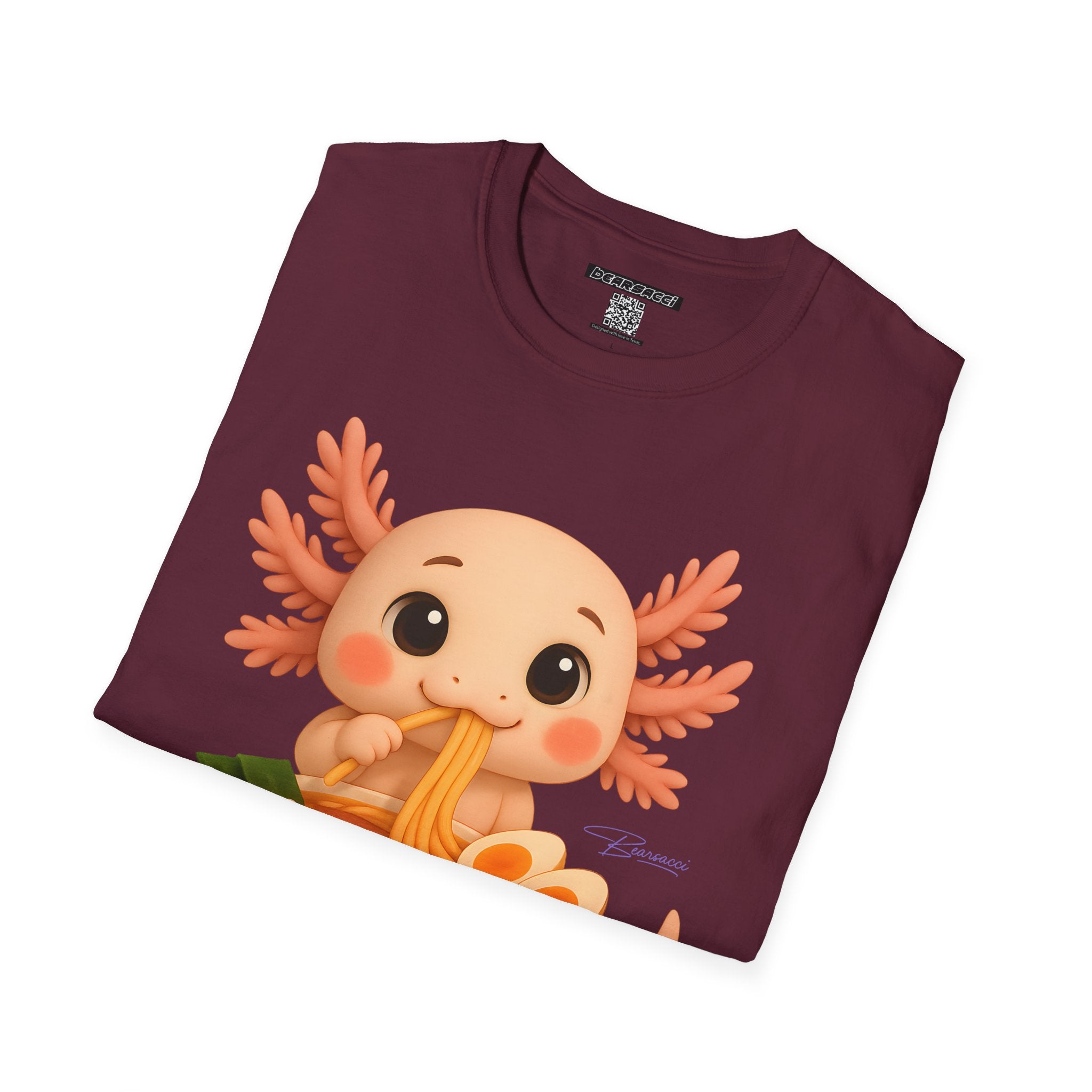 PeroLike X HyperPop®: Axolotl Ramen │ Softsyle T-shirt
