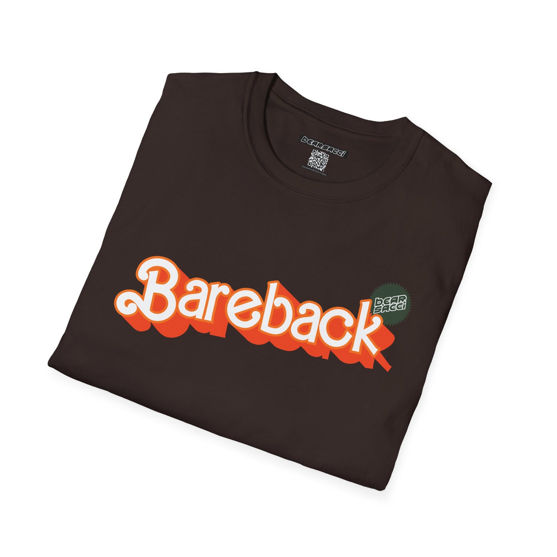 Bearbie® X Slutpride®: Bareback Logo (Hunter) │Softsyle T-shirt