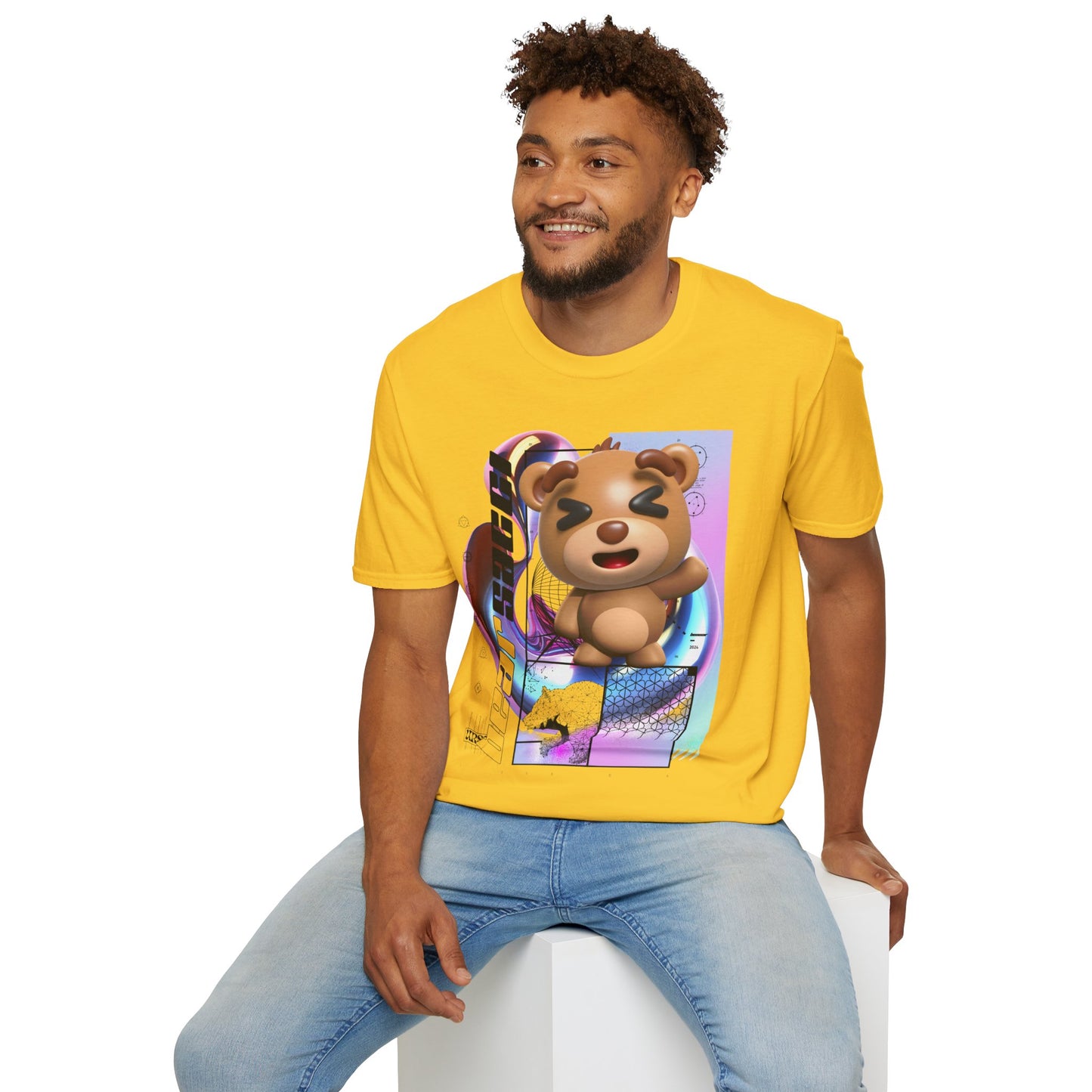 HyperPop™: Y2K Teddy Bear │ Softsyle T-shirt