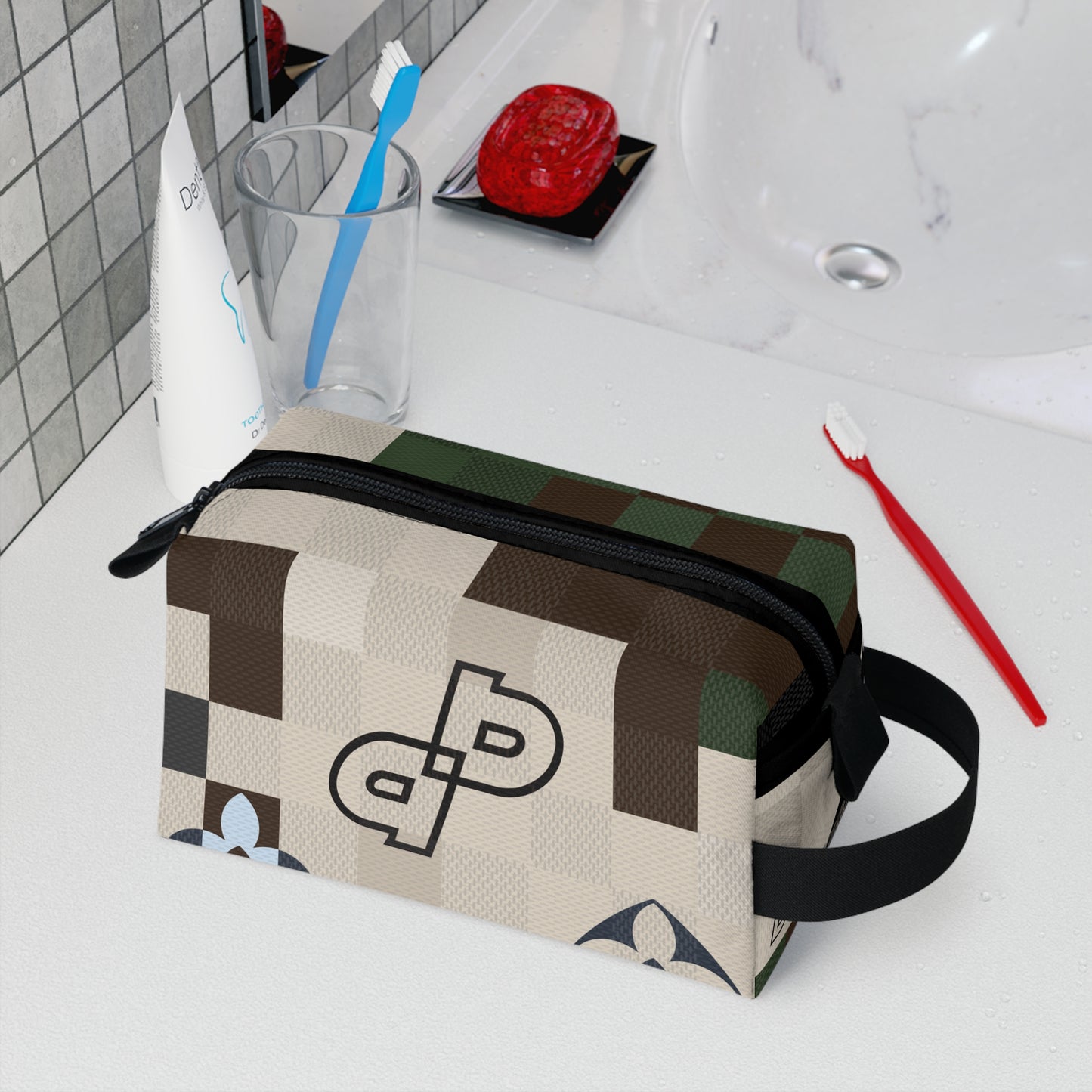 Bearsacci Logo Pixel Tech │ Toiletry Bag