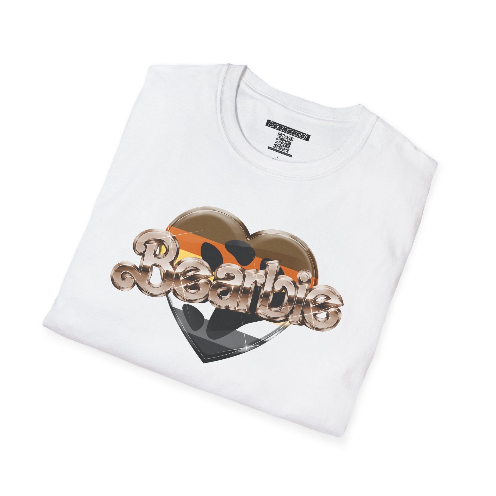 Bearbie®: Heart Claw Logo (Bear Flag Version)│ Softsyle T-shirt