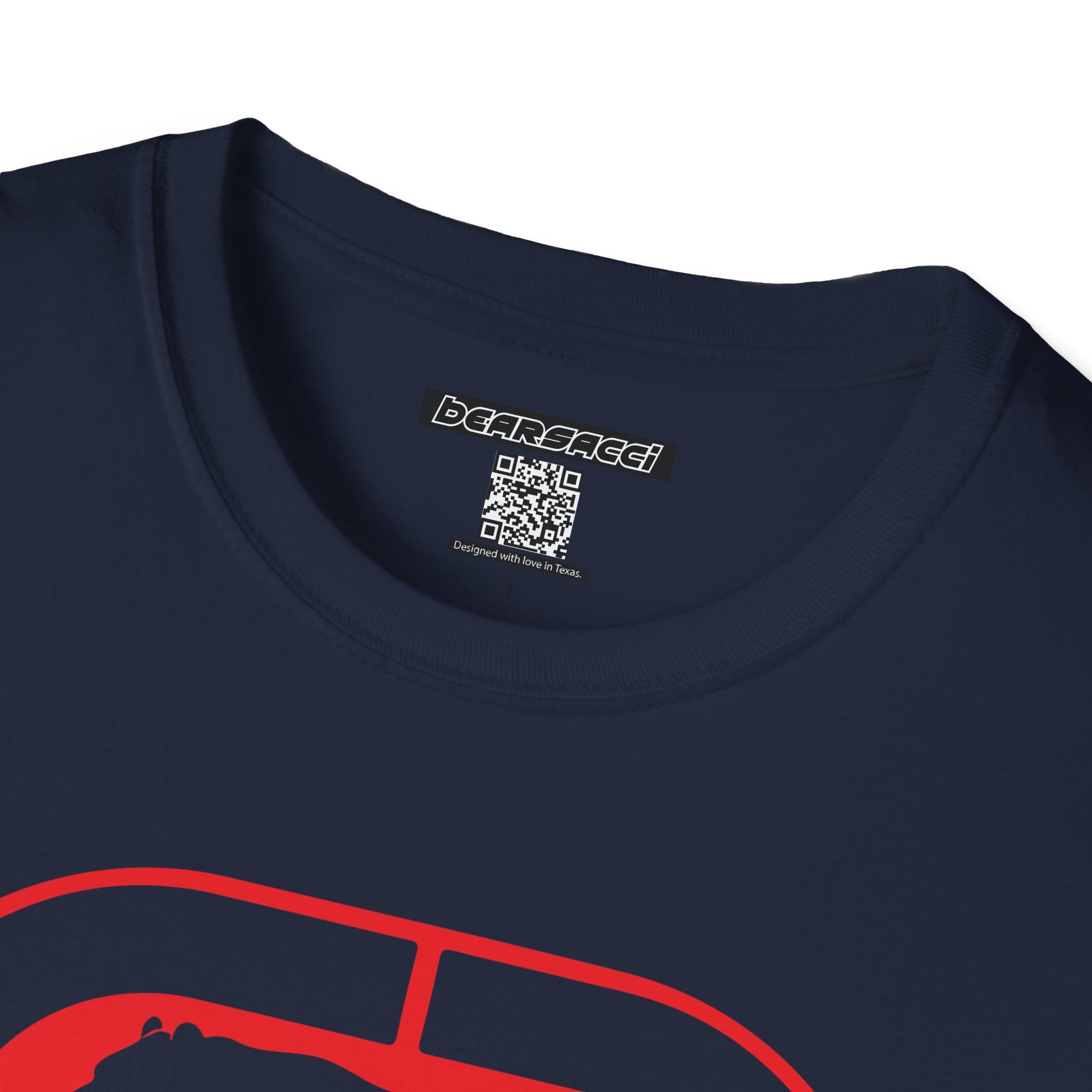 Bearmart® X FakeDesigner®: Bearsacci® Street Logo Tee │Softsyle T-shirt