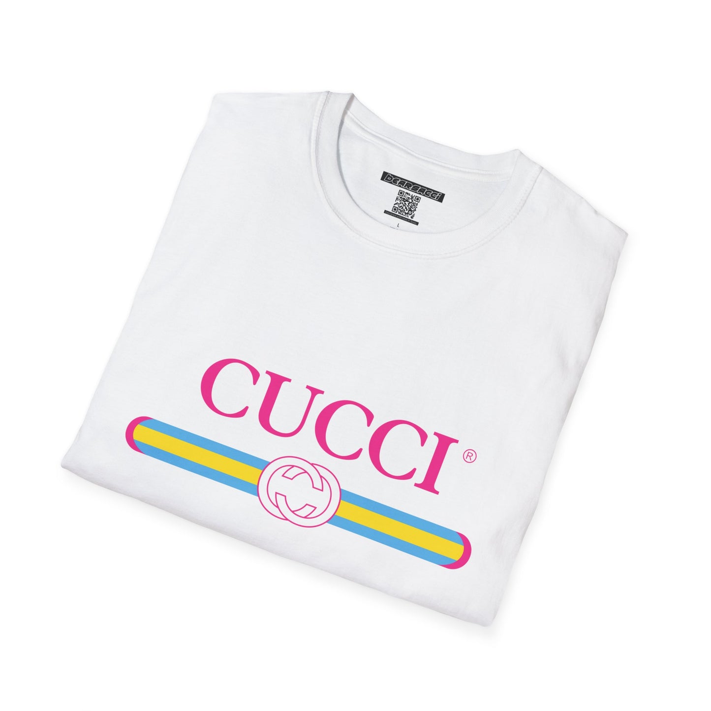 Fake Designer™ X SlutPride™: Cucci Bi Pride Colors│ Softsyle T-shirt