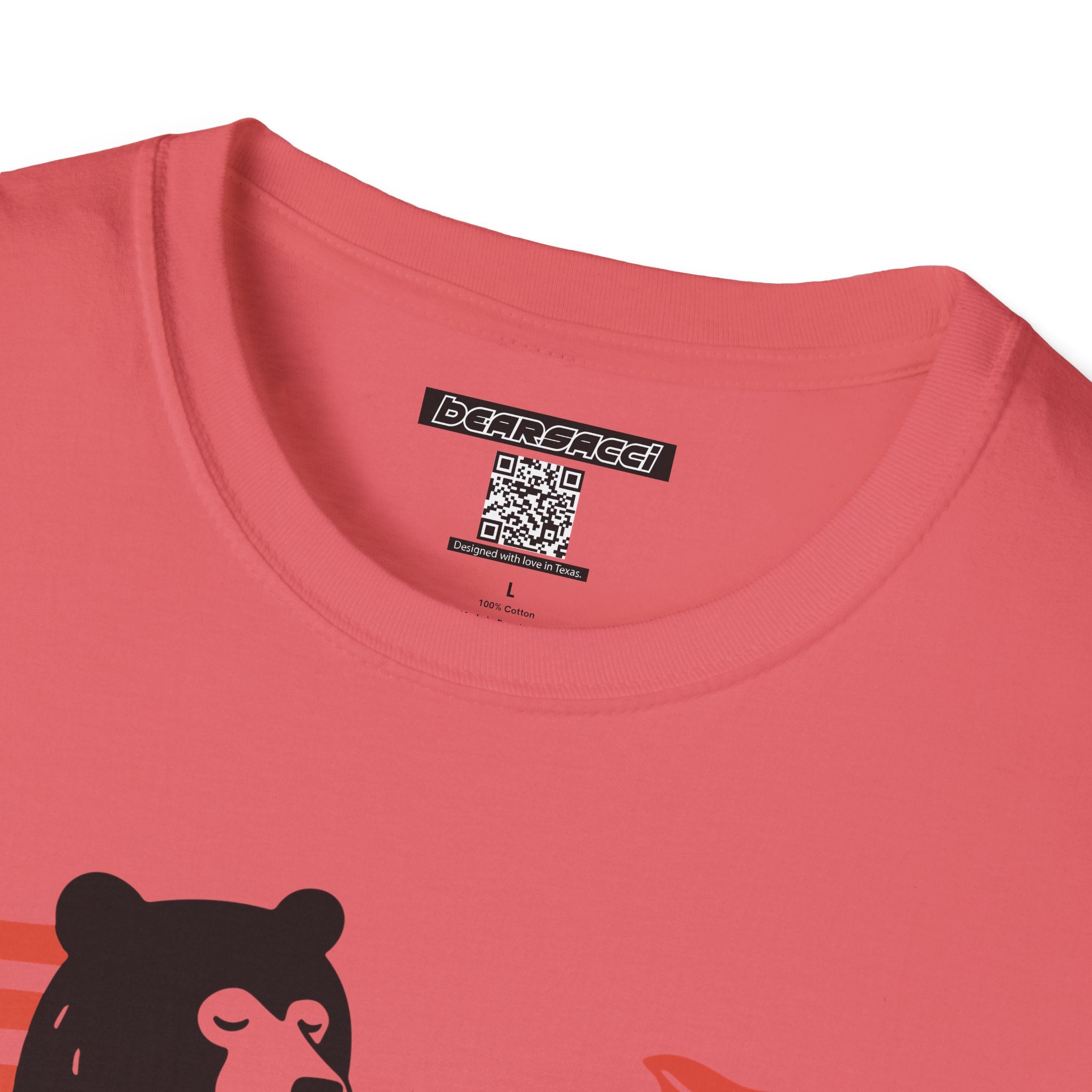 Bearsacci® X Wanderlust®: Sunday Funday Lazy Bear│ Softsyle T-shirt