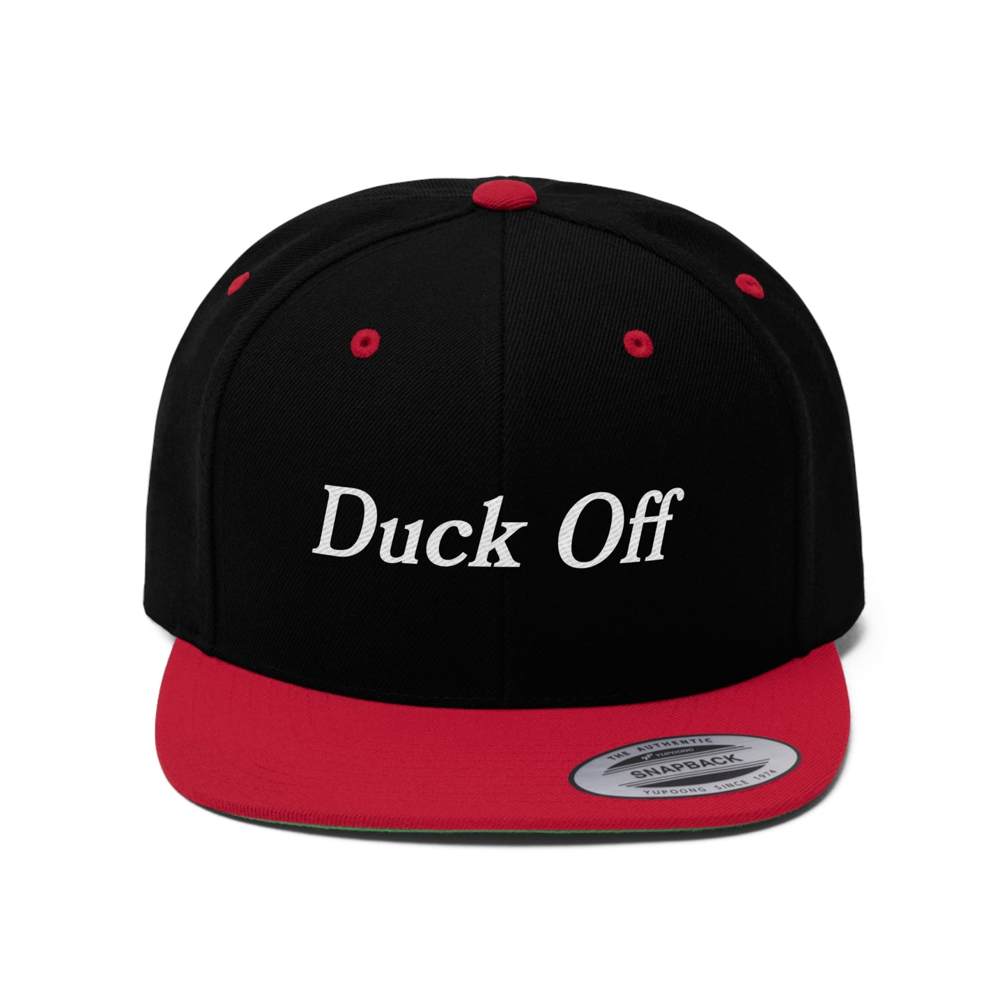 Duck Off │ Unisex Flat Bill Hat