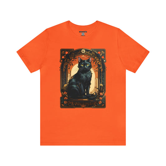 Hyperpop™ X Halloween: Story Time Black Cat │Premium Jersey T-shirt