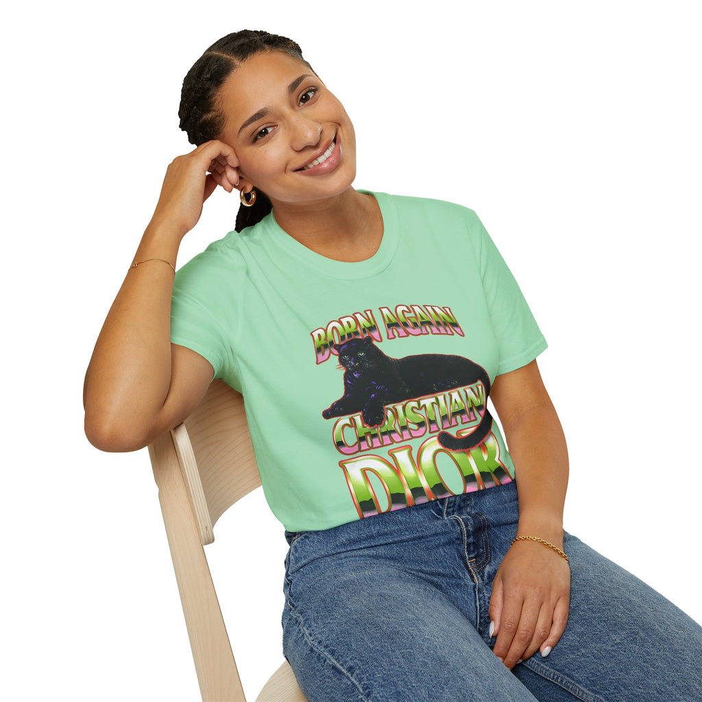 FakeDesigner®: Chinatown Market Secret Club Born Again Christian │ Softsyle T-shirt